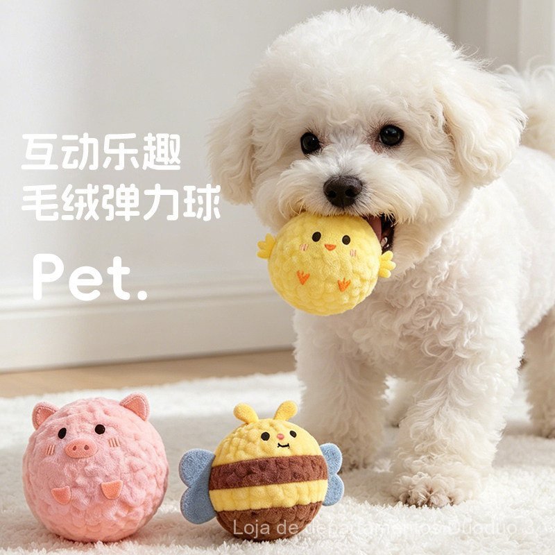 Brinquedo sonoro para cães, fabricado pelo fabricante, brinquedo interativo para animais de estimação em forma de galinh