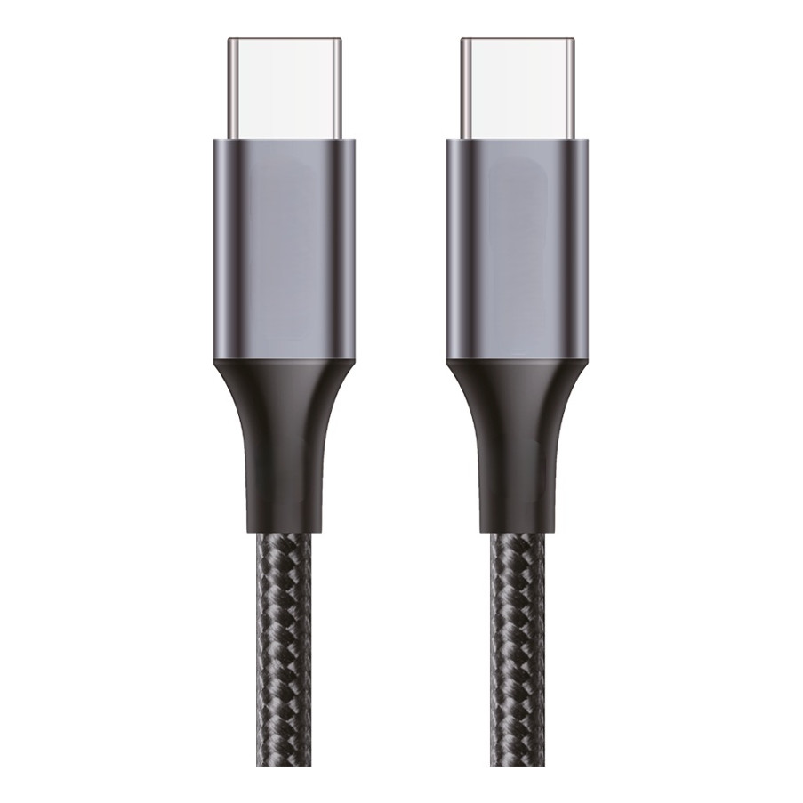 Cabo USB-C 3m 60W Turbo Tipo C Carregamento Rápido Nylon Reforçado para Notebook Samsung iPhone 15 16 17