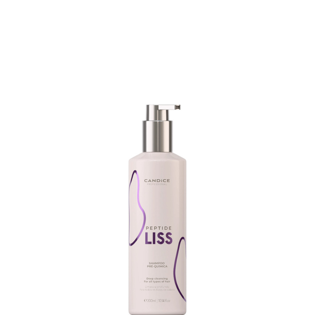 Candice Professional Peptide Liss Shampoo Pré-Química 300ml