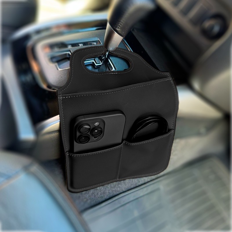 Porta Lixeira para Veículo Cambio Melhor Custo-Benefício Cor Preto