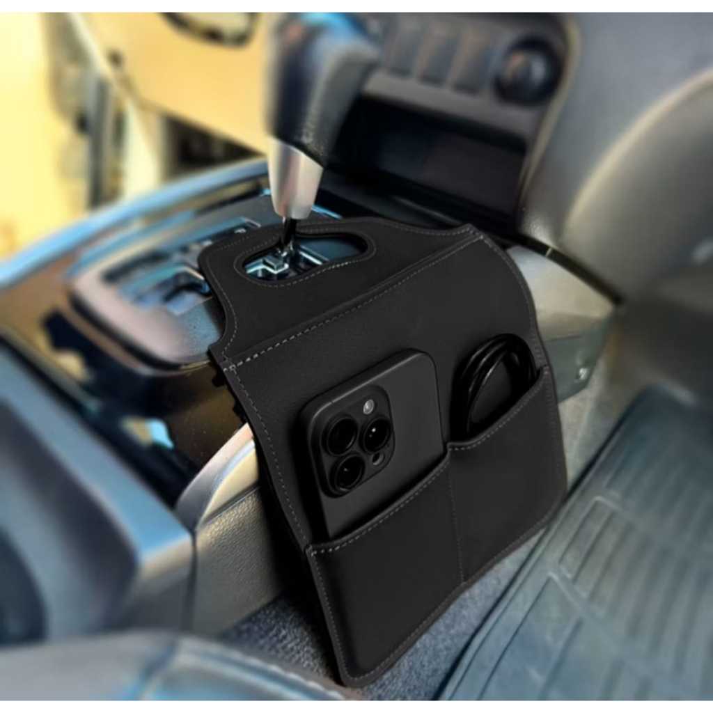 Porta Lixo e celular para carro cambio sintético Envio Rápido