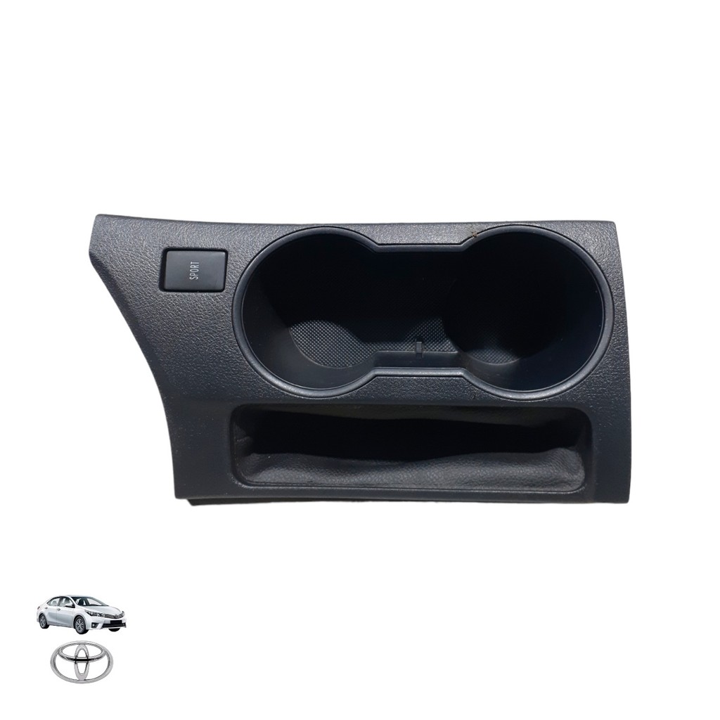 Porta Copos C/ Coifa Câmbio Toyota Corolla Xei 15/19 Preto