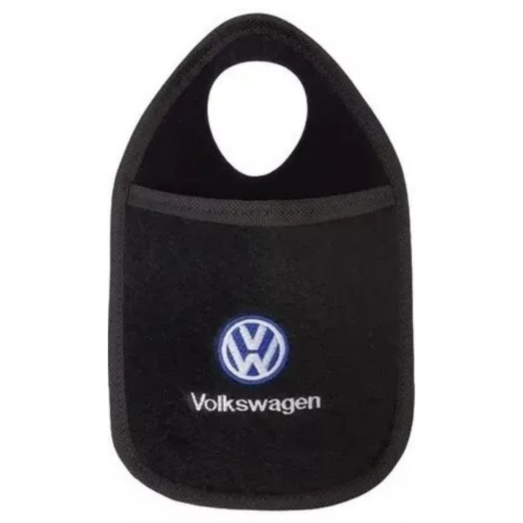 Lixeirinha Câmbio Automotiva Carpete Logo Bordada Carros Volkswagen