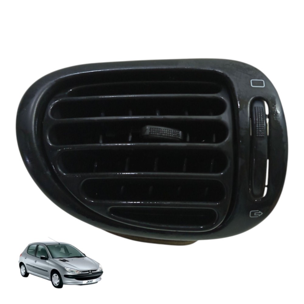 Difusor Ar Lateral Painel Esquerdo Peugeot 206 2006 2008
