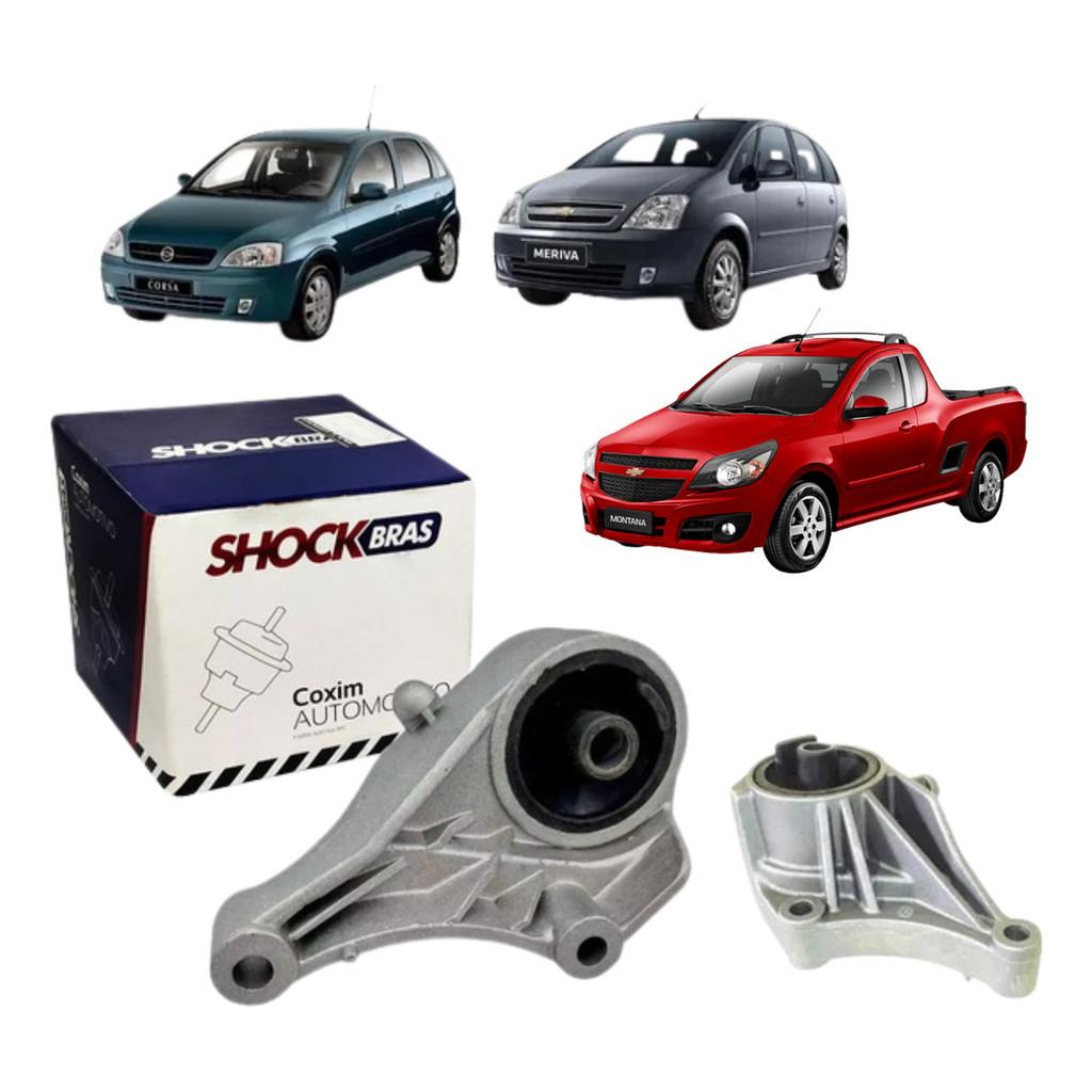 Coxim Calço Motor Dianteiro Esquerdo Corsa Meriva Montana