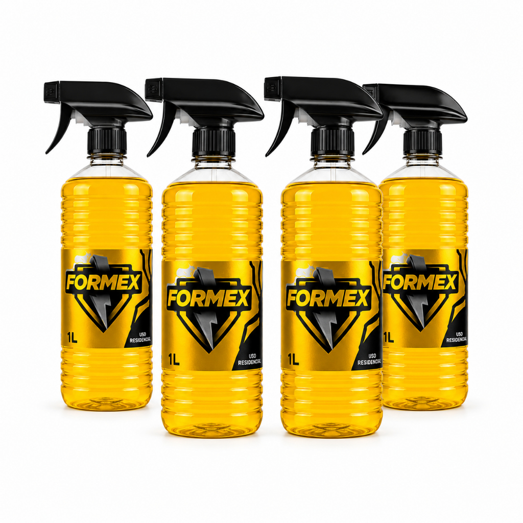 4 Formex com Spray Aplicador Incluso para Uso Doméstico Aplicação Prática e Econômica