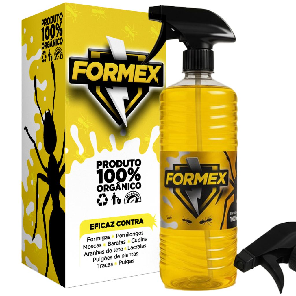 Formex 1 Litro Controle de Formigas e Insetos Fácil Aplicação em Ambientes Internos