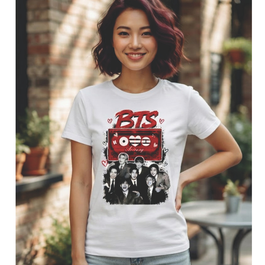 Camiseta bts Unissex, Camisa Kpop, Blusa Bangtan Boys, Roupa Army, T-shirt Kpop , Arirang, Presente para Fã BTS