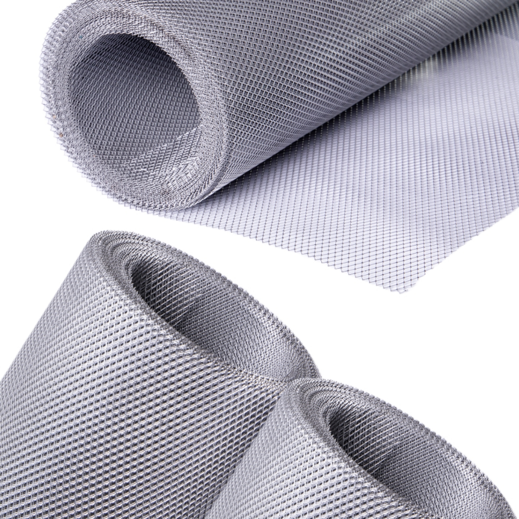 Tela Anti Insetos 10m x 100cm Para Ralos Calhas Parabólicas Viveiros Telhados em Alumínio Expandido