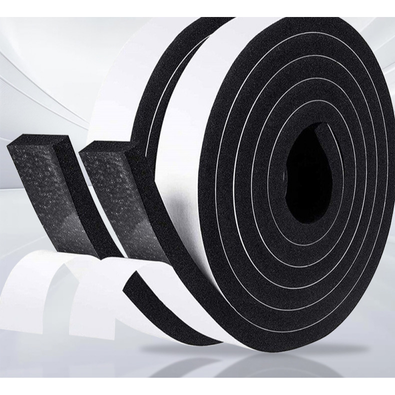 【2mm/4mm/6mm】Veda Fresta Portas e Janelas 10m Preto, - Anti Ruído, Isolante Térmico, Impermeável, Barreira Insetos