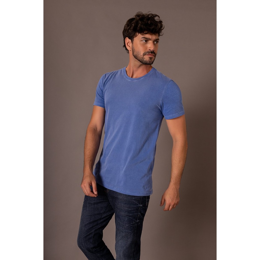 Camiseta Estonada Azul Royal