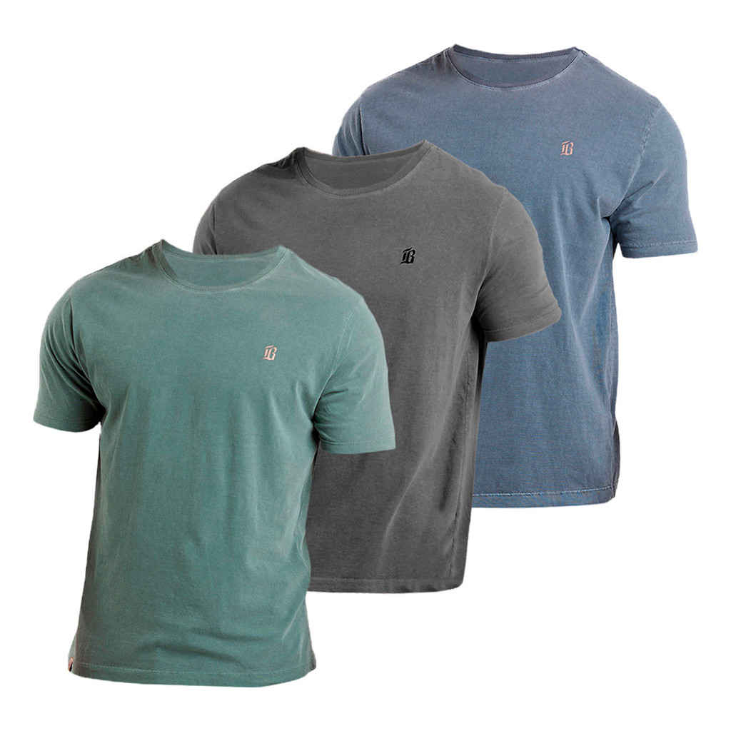 Kit 3 Camisetas Estonadas: Estilo E Conforto Garantido