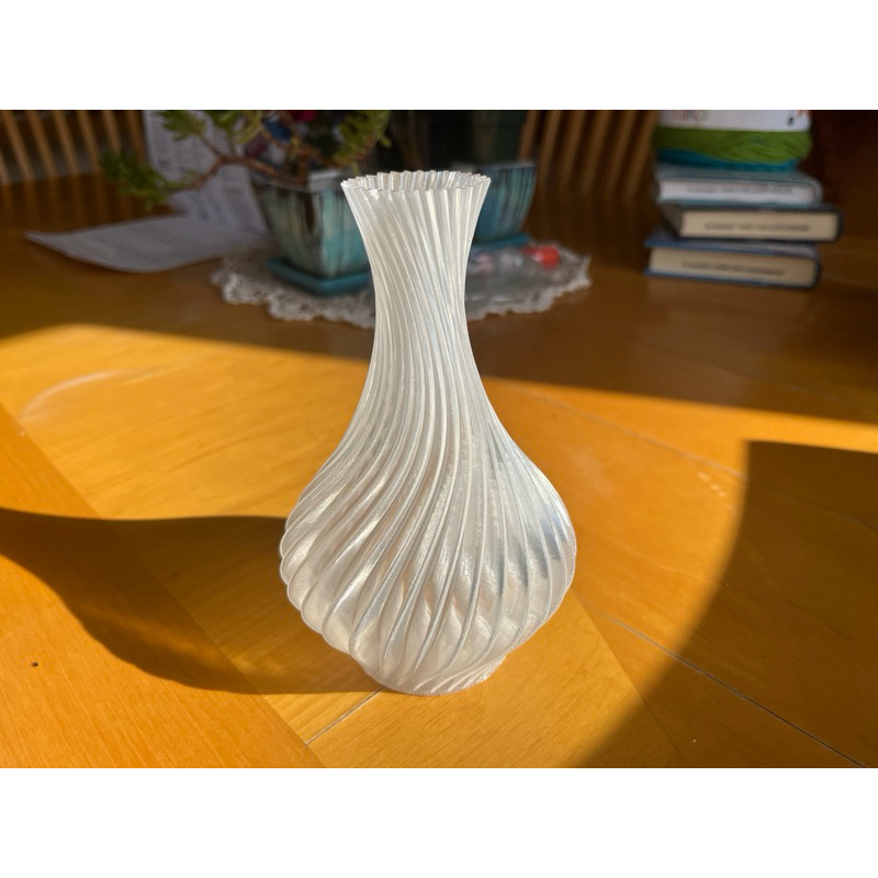 Vaso Espiral Helicoidal Moderno Premium - Design Geométrico  Exclusivo