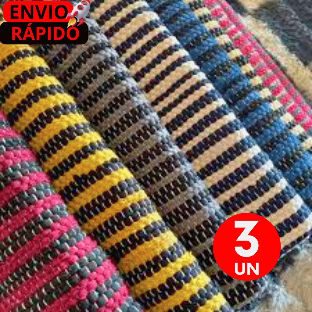 Conjunto Tapetes 2/3 Modernos Artesanal  – Qualidade Superior e Design Exclusivo