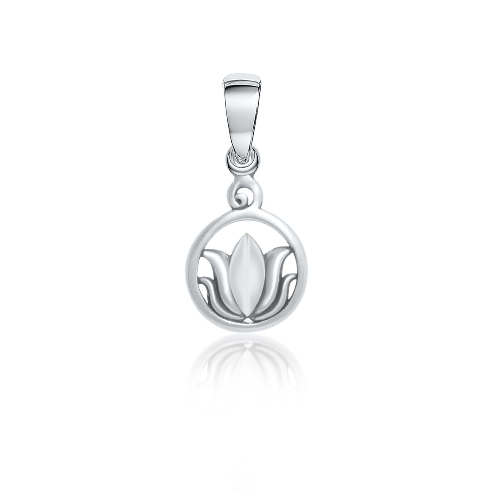 Pingente Oval Flor De Lotus Vazado Prata 925 Joia De Qualidade Elegante Confortavel Estilo Único Acessório Elegante Design Exclusivo Deslumbrante Moderno Delicado Versátil Durável Garantia de qualidade