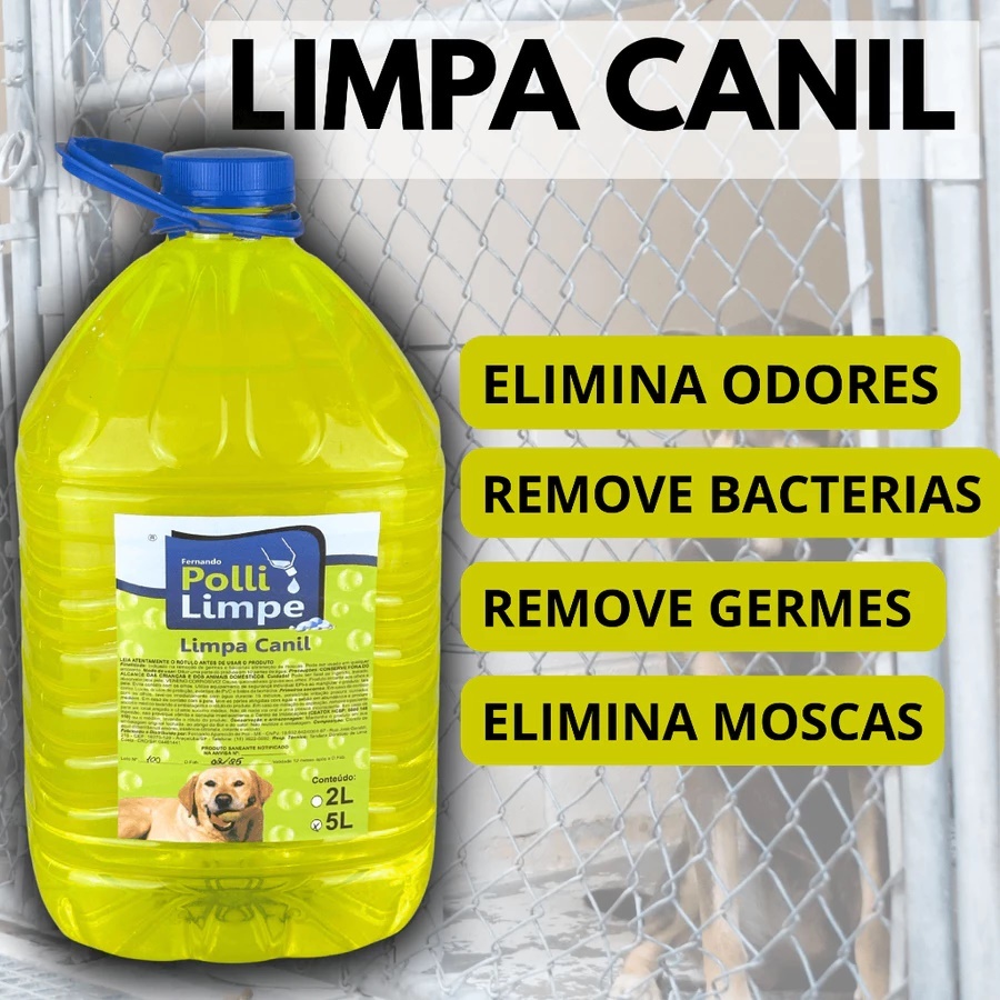 Limpa Canil Tira Cheiro De Xixi com Facilidade Eliminação de Odores Ambiente Cheiroso Citronela