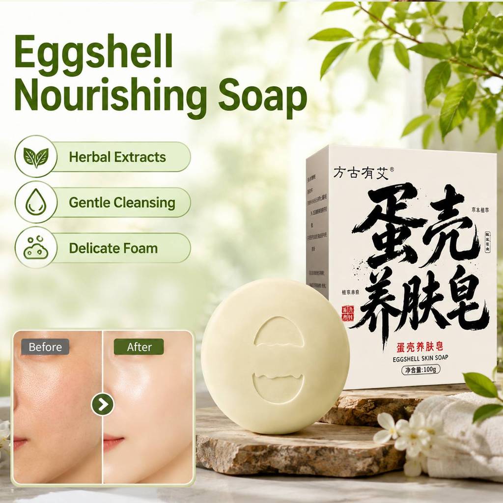 [For All Skin Types]💧Skin Spa✨Cleansing Beauty Soap / Eggshell Nourishing Soap/Moisturizing/Brightening/Face Wash/Body C