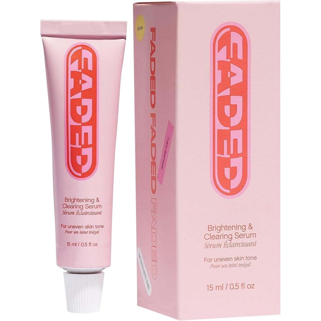 Faded Brightening and Cleansing Serum, Brightening and Cleansing Serum for Dark s and Discolourations, Reduces Discolour