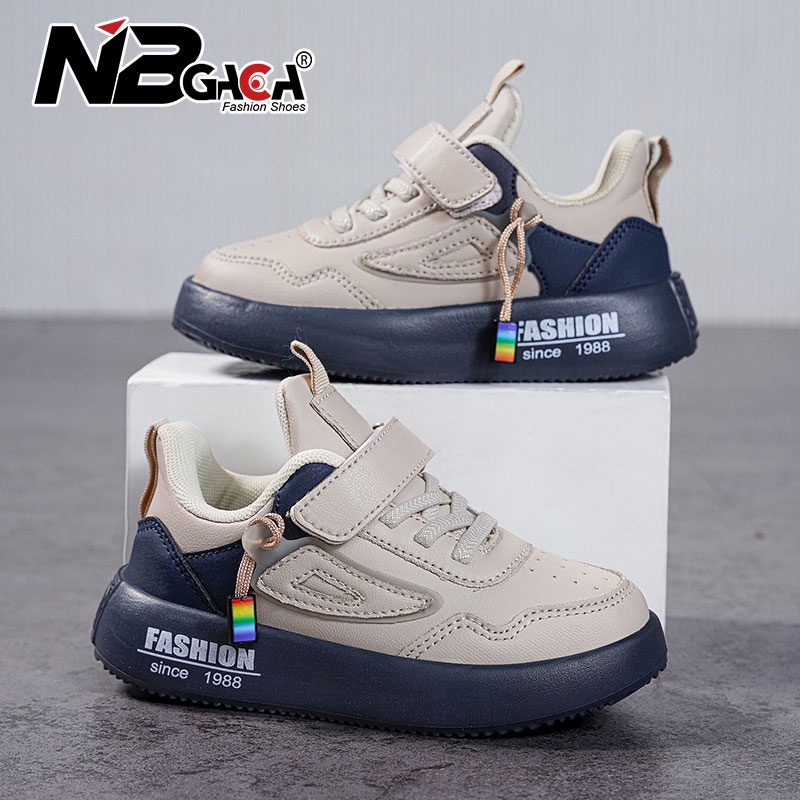 New children's shoes sports waterproof leather girls' lightweight and fashionable sports shoes casual boys' sizes 28-36