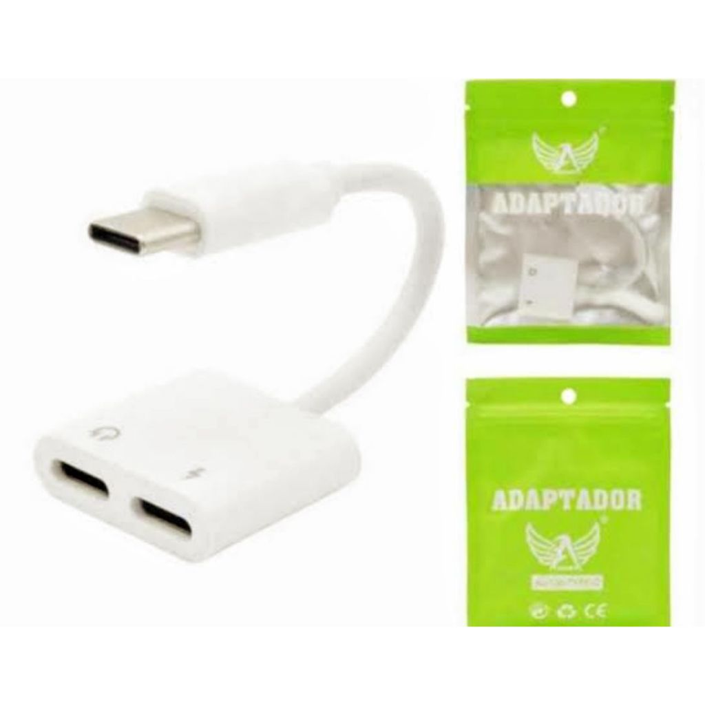 Adaptador duplo para iPhone fone de ouvido e carregador divisor 2 em 1 Apple 7 8 X XR XS 11 -