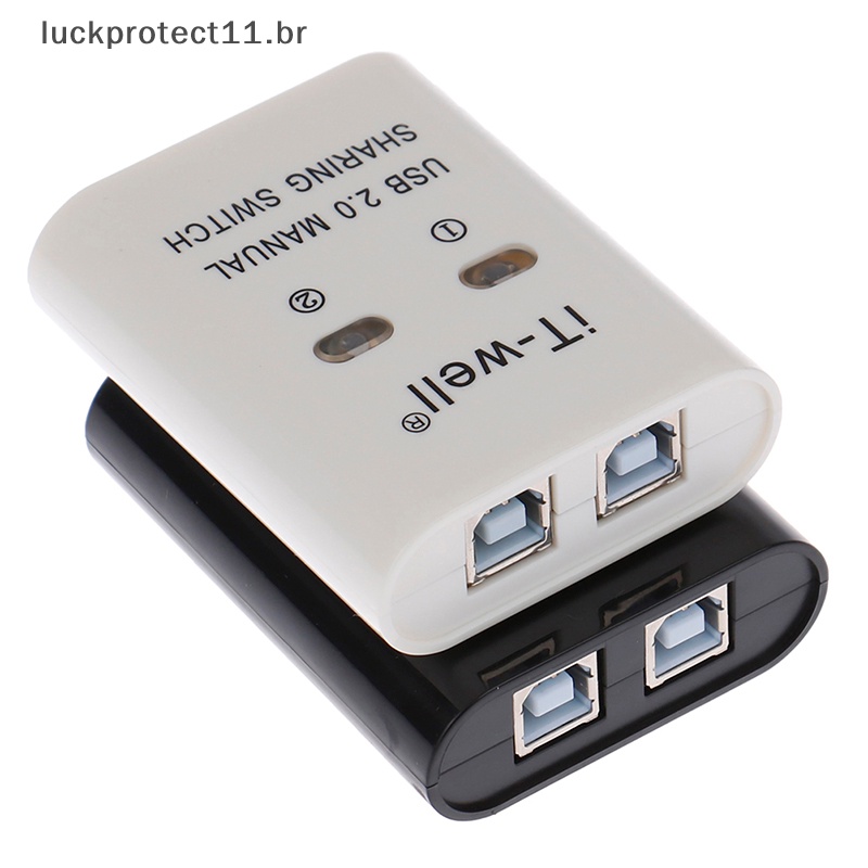 C Impressora USB Compartilhando Conversor De Hub Divisor Manual Kvm De 2 Portas ~