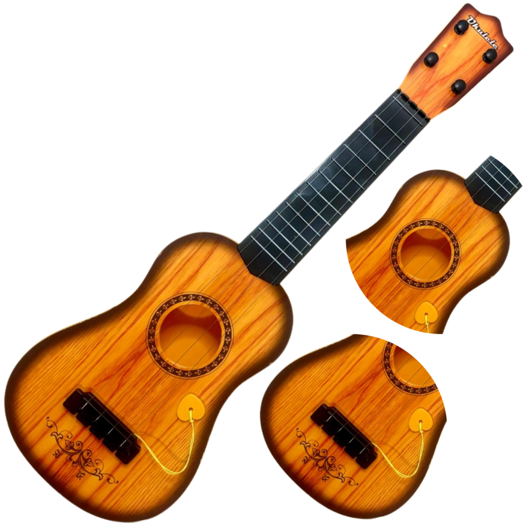 Mini Violao Infantil Semi Profissional Estilo Madeira Aprendizagem