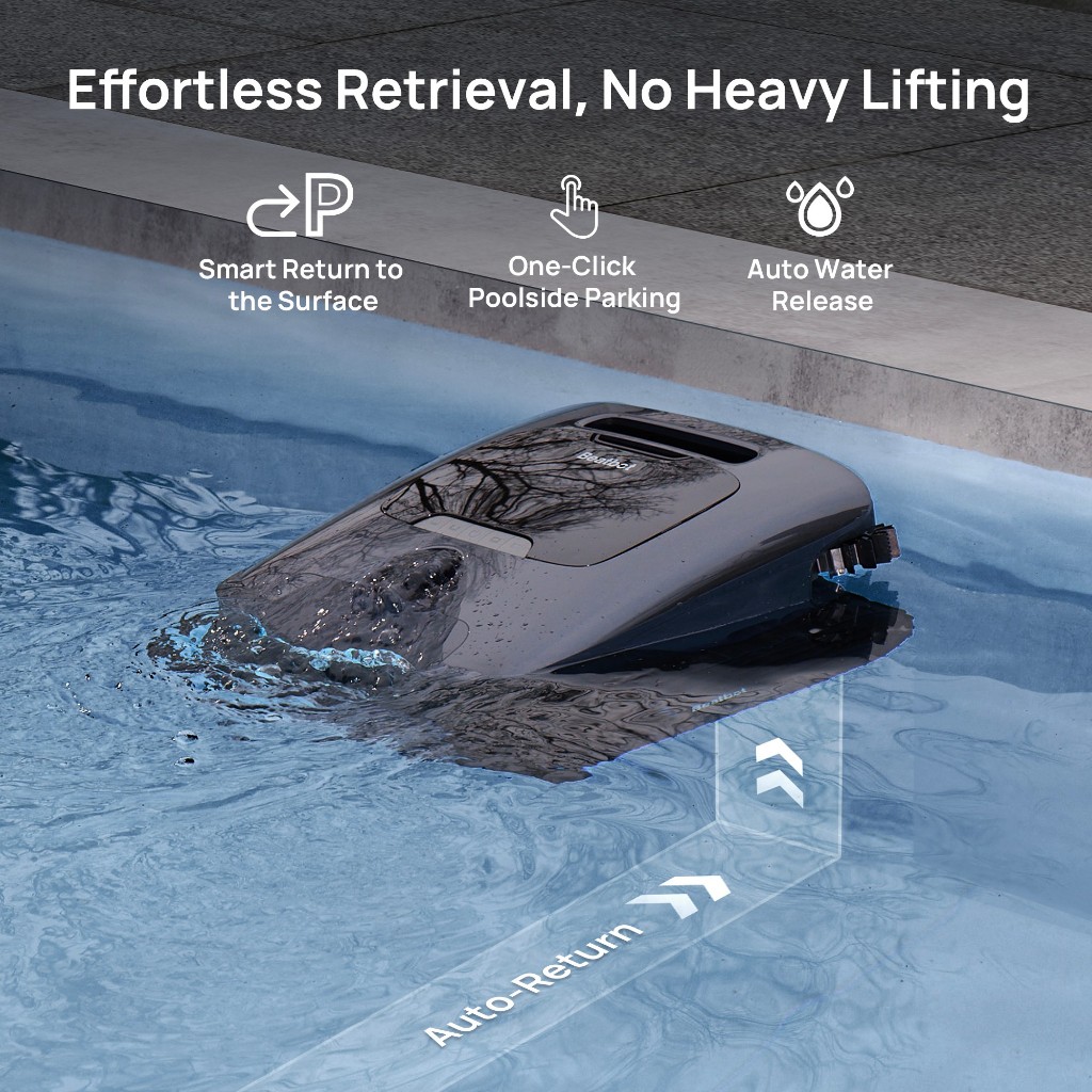 Robô de limpeza de piscina Beatbot AquaSense 2 Ultra (S1 Pro) 110-240V (inclui clarificador de 300ml)
