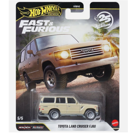 Hot Wheels - Toyota Land Cruiser FJ60 - Velozes e Furiosos - Fast and Furious - 25 Years
