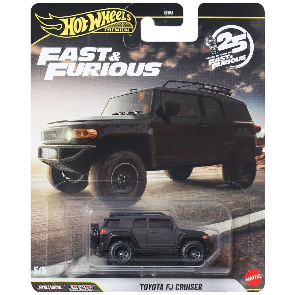 Hot Wheels Premium Mattel Velozes e Furiosos 5/5 Toyota FJ Cruiser (Mix 1 - 2026)