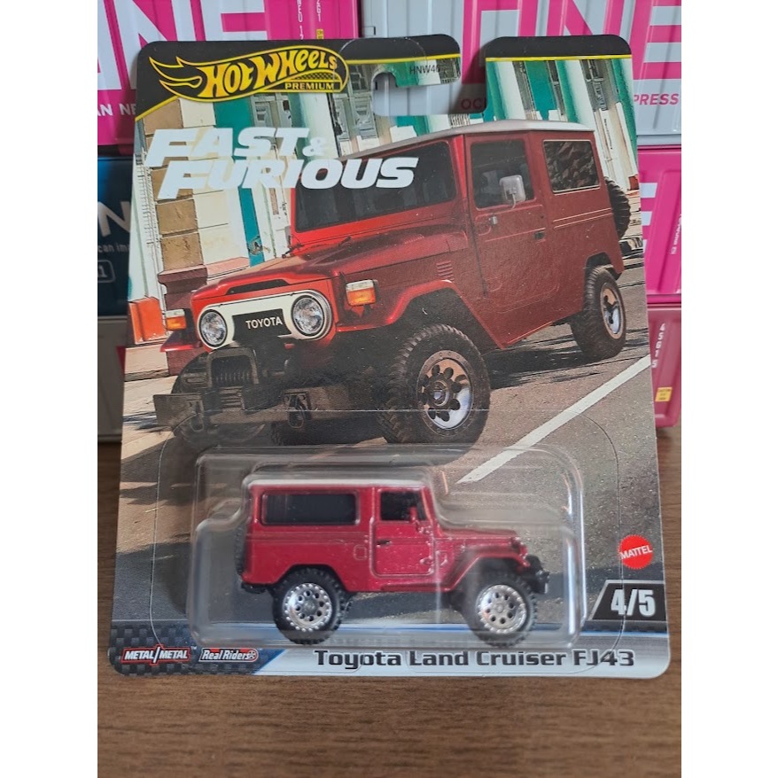Hot Wheels Velozes e Furiosos  Toyota Land Cruiser Vermelho FJ43 - Fast Furious