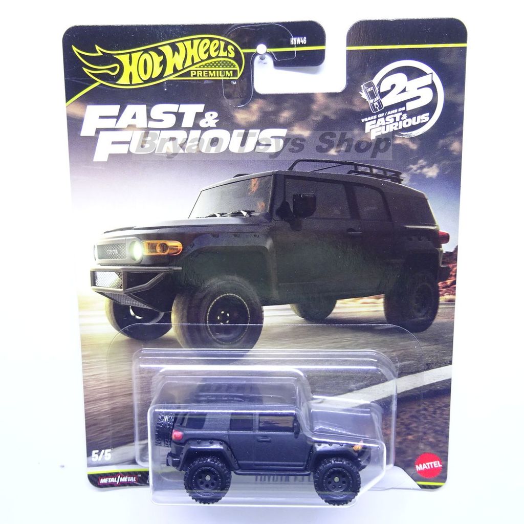 Hot Wheels Premium Velozes E Furiosos Tokyo Drift Toyota FJ Cruiser Preto