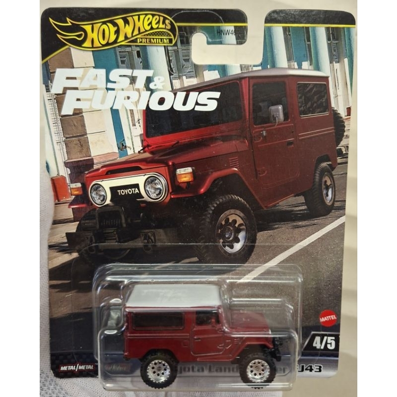 Hot Wheels Premium Fast & Furious/Velozes e Furiosos Toyota Land Cruiser FJ43