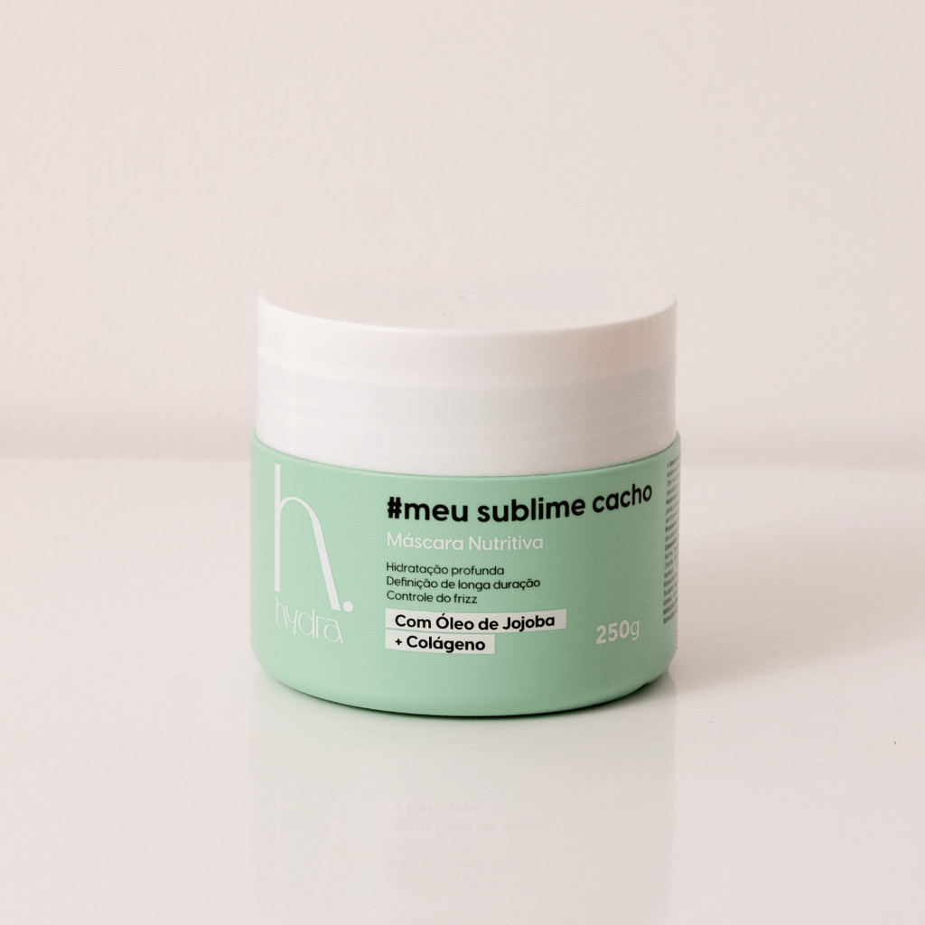Máscara Nutritiva para tratamento de cacheadas, onduladas e crespas Meu Sublime Cacho 250 g Hydra Cosméticos