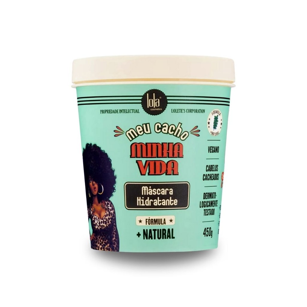 Máscara Capilar Meu Cacho Minha Vida Lola 450g Super Hidratante Cabelos Cacheados Vegano
