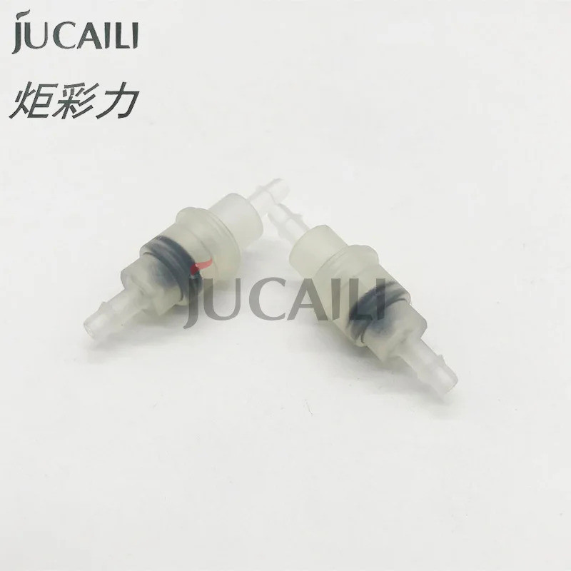 Jucaili 5PCS/lot válvula unidirecional para tubo de tinta de impressora a jato de tinta, conector de tubo de tinta, válv