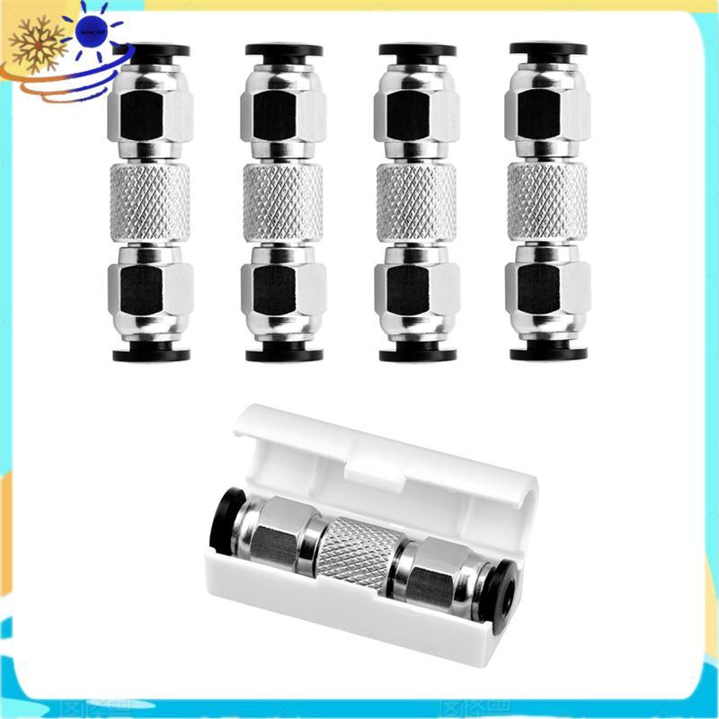 [Le's Shop] Conectores Pneumáticos Plug and Play 5pcs Tubo PTFE Para Impressoras 3D Laboratório X1 X1C X1E P1P P1S