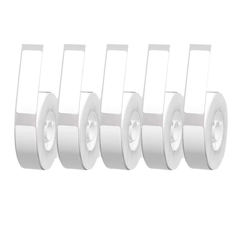 5pcs 12mm X 40mm Papel De Etiqueta De Lacuna Branca Adequado Para Impressora P12 P15 Phoemo D30 Q30 À Prova D'água