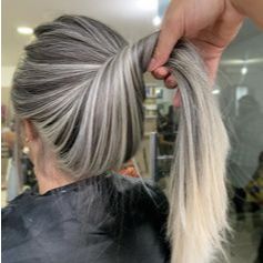cabelo bio humano russo misto com humano 75 cm com tic tac
