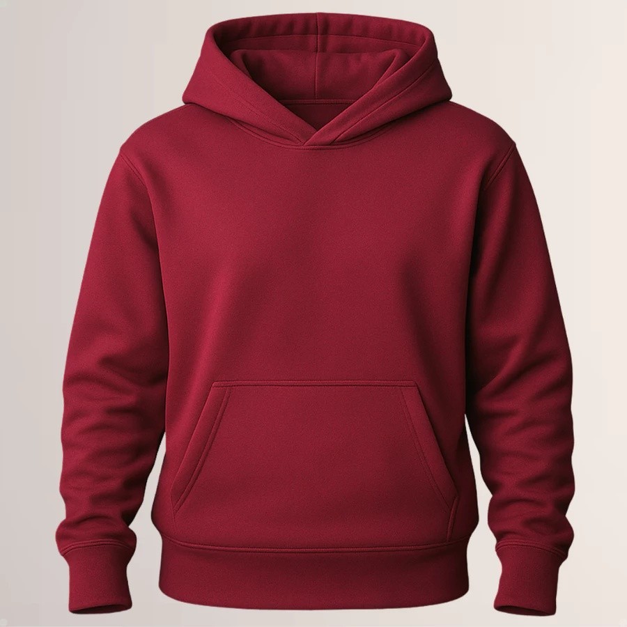 Moletom Canguru Fechado Unissex Flanelado Blusa de Frio Capuz Casual Inverno Confortável