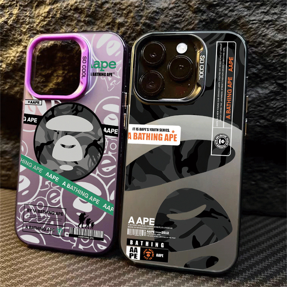 Case For Redmi 13 A3 Note13 12Pro 13C 12C 10C Note11S 10s 9 Pro 10A Poco X3 X6 ape head letters Cover