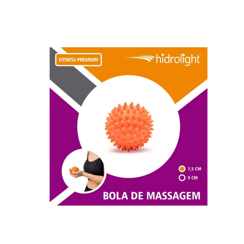 Bola Massagem Hidrolight 7,5cm Liberação Miofascial Pés Pilates Yoga Fisioterapia