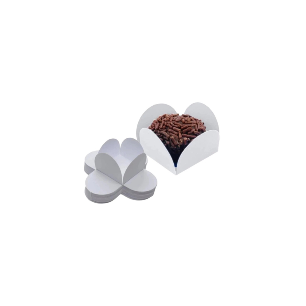 40 Forminha Caixeta Petala 2cm Para docinhos Festa decoração