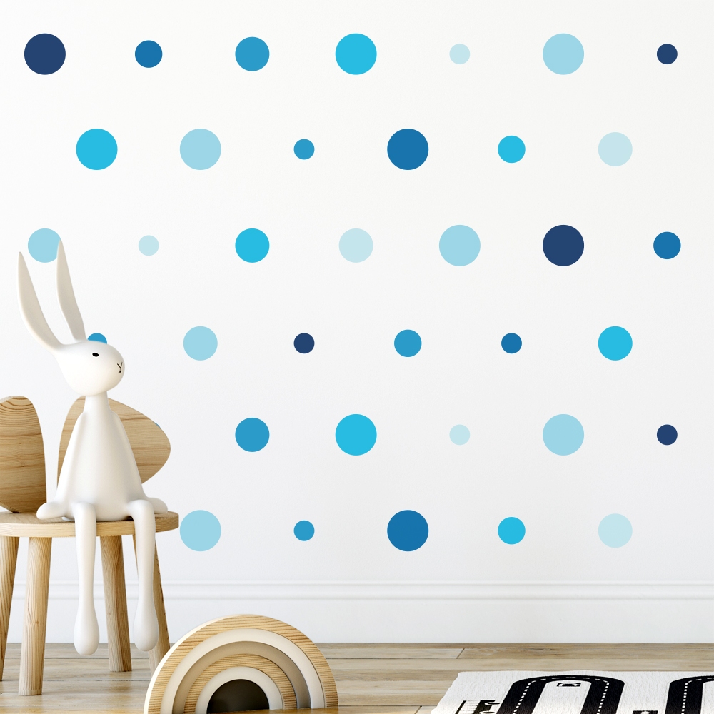 Adesivo de Parede Infantil 229 Bolinhas Nas medidas 5cm,4cm,3cm e 2cm Quarto Sala Menina Menino Decoração Bebê