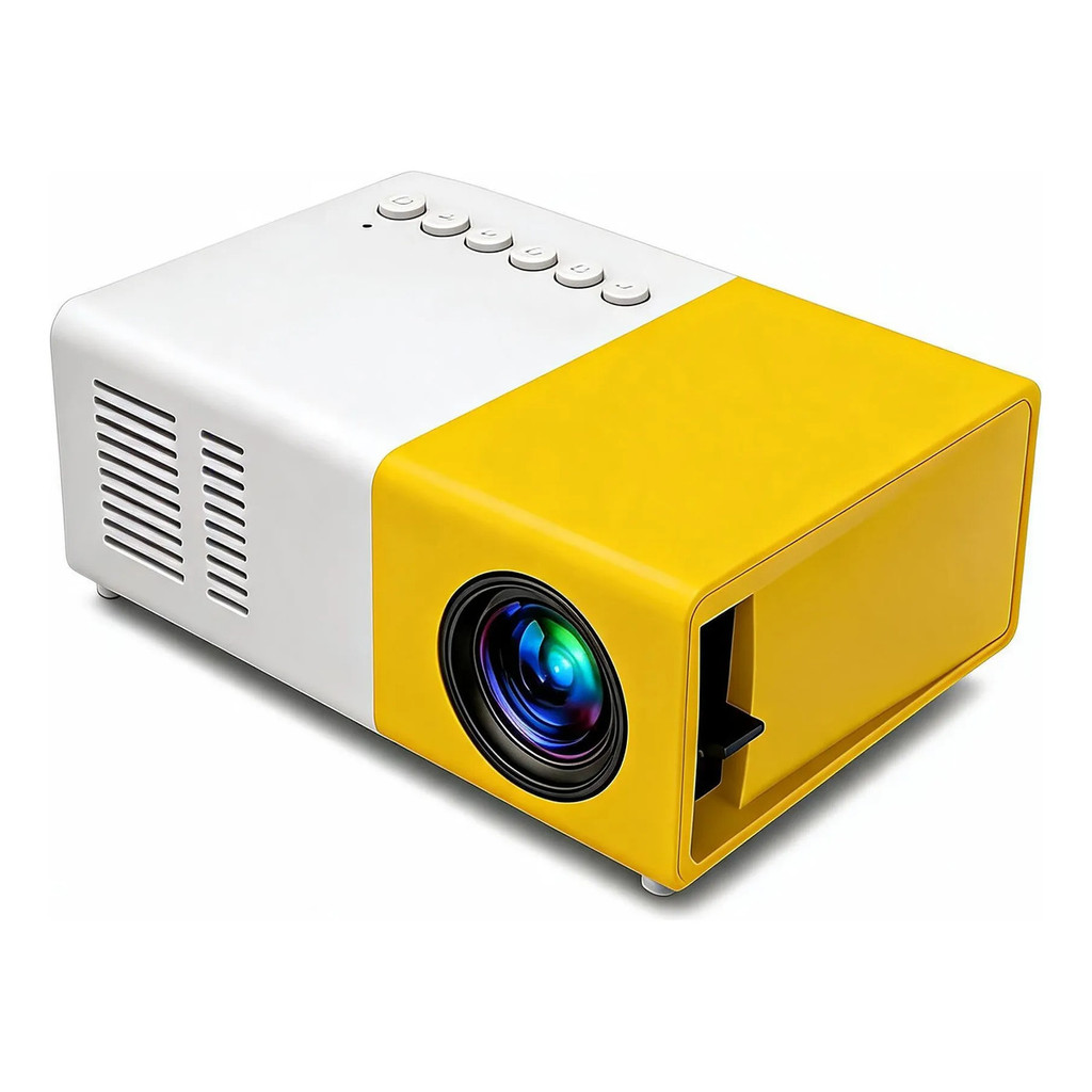 Mini Projetor Portátil Led 1080p 600 Lúmens Hdmi YG300 Envio Imediato