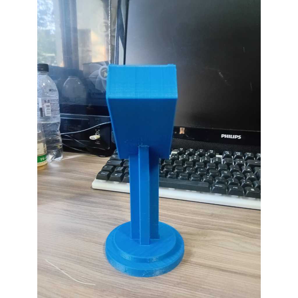 SUPER Porta Fone de Ouvido (Super) Suporte Headset Gamer Decorativo Mesa Geek 3D