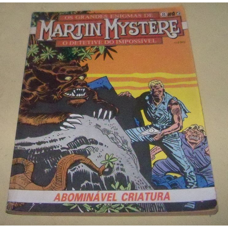 Gibi Martin Mystere nº 8 - Ano 1991 - Abominável Criatura