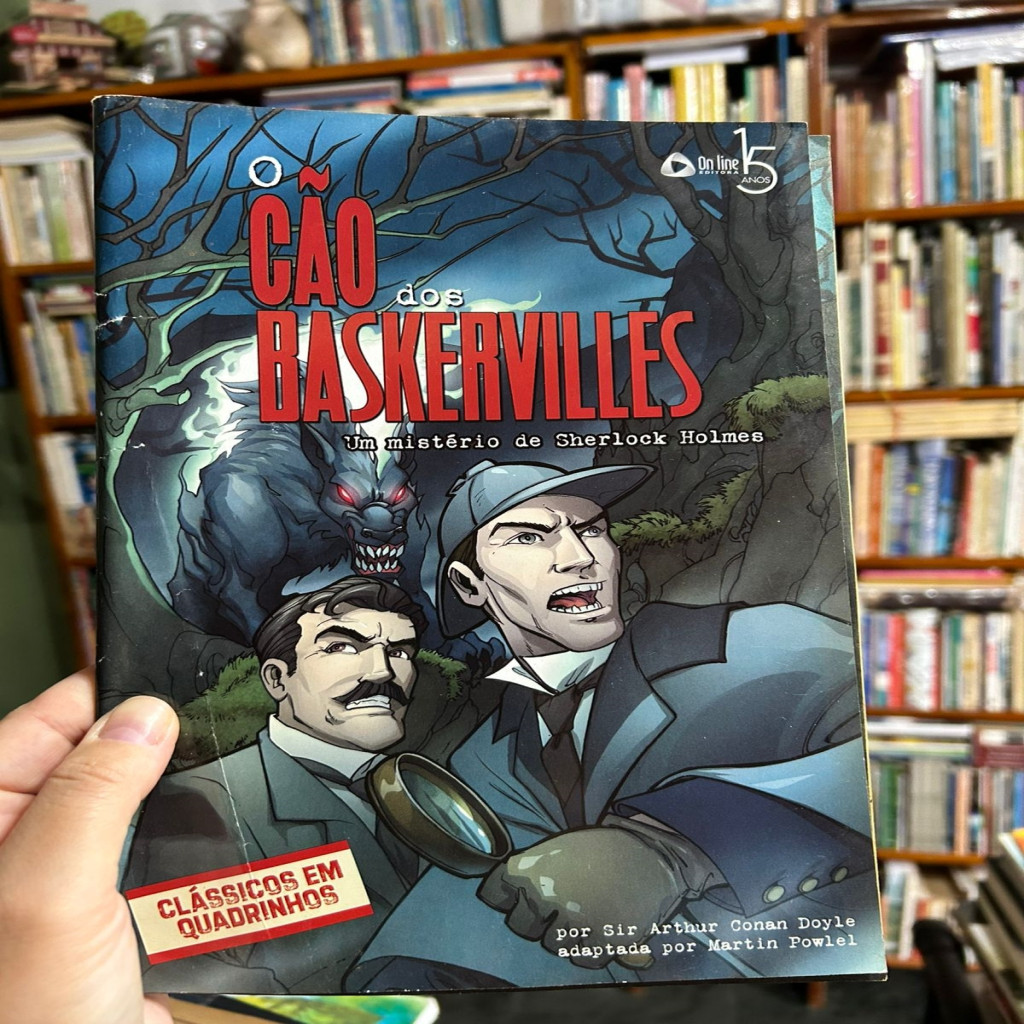 O cão dos baskervilles - um mistério de Sherlock Holmes (Ano 1 - nº4) autor Martin Powlel (1)