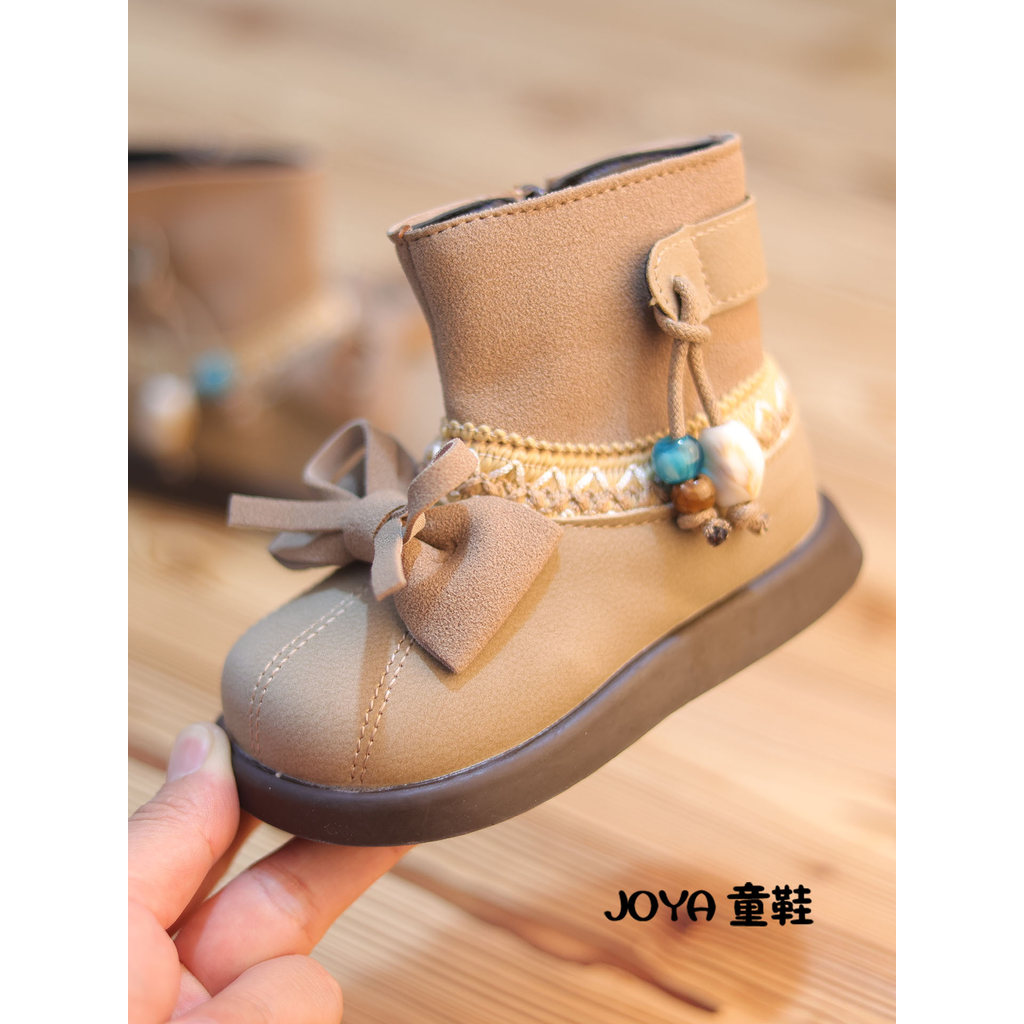 Botas de bebê 2-3-4-6-8 anos de idade sapatos femininos outono inverno sola macia crianças pequena princesa Martin botas