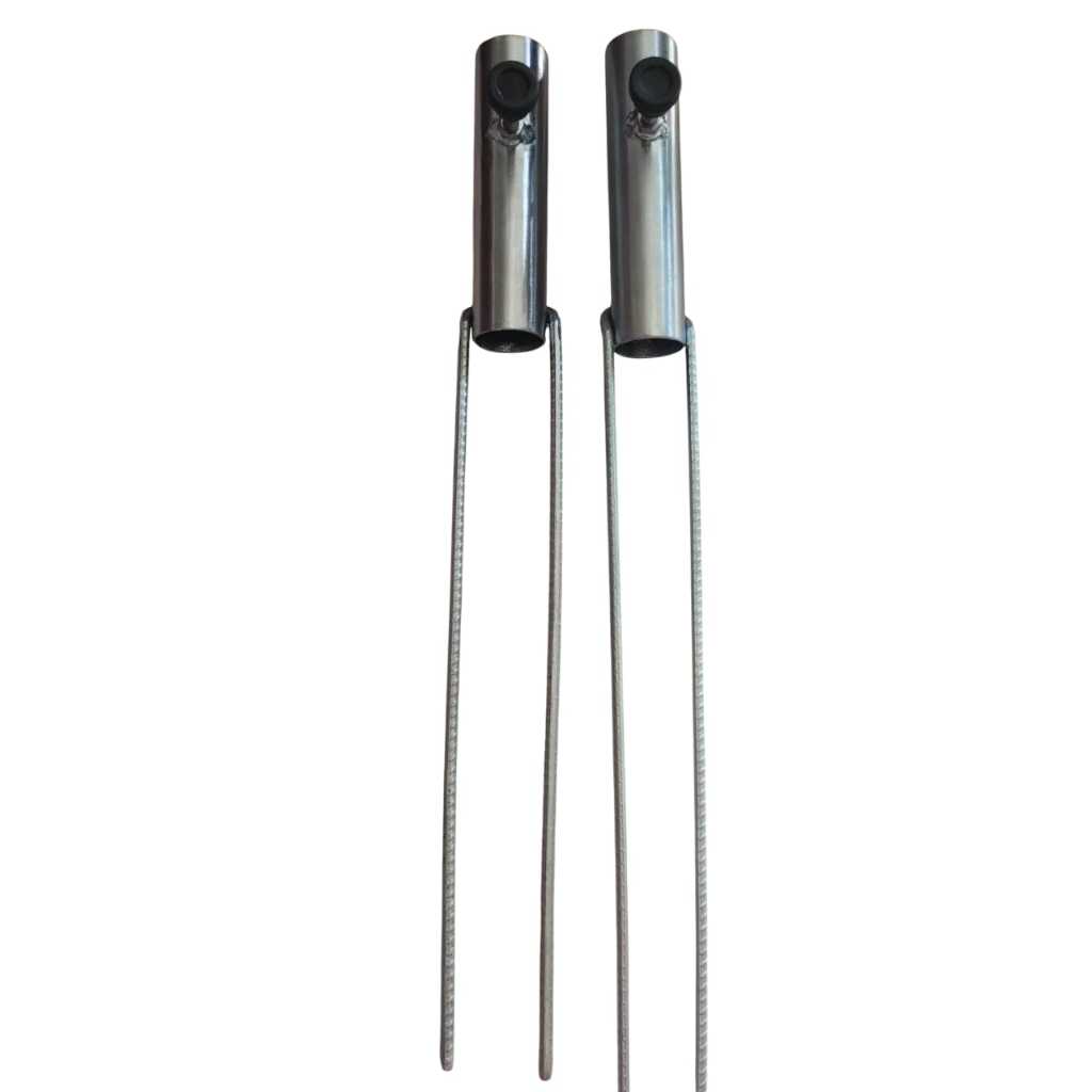 SUPORTE PARA GUARDA SOL E VARA DE PESCA TUBO FIXO Diametro  3 CM KIT C/2
