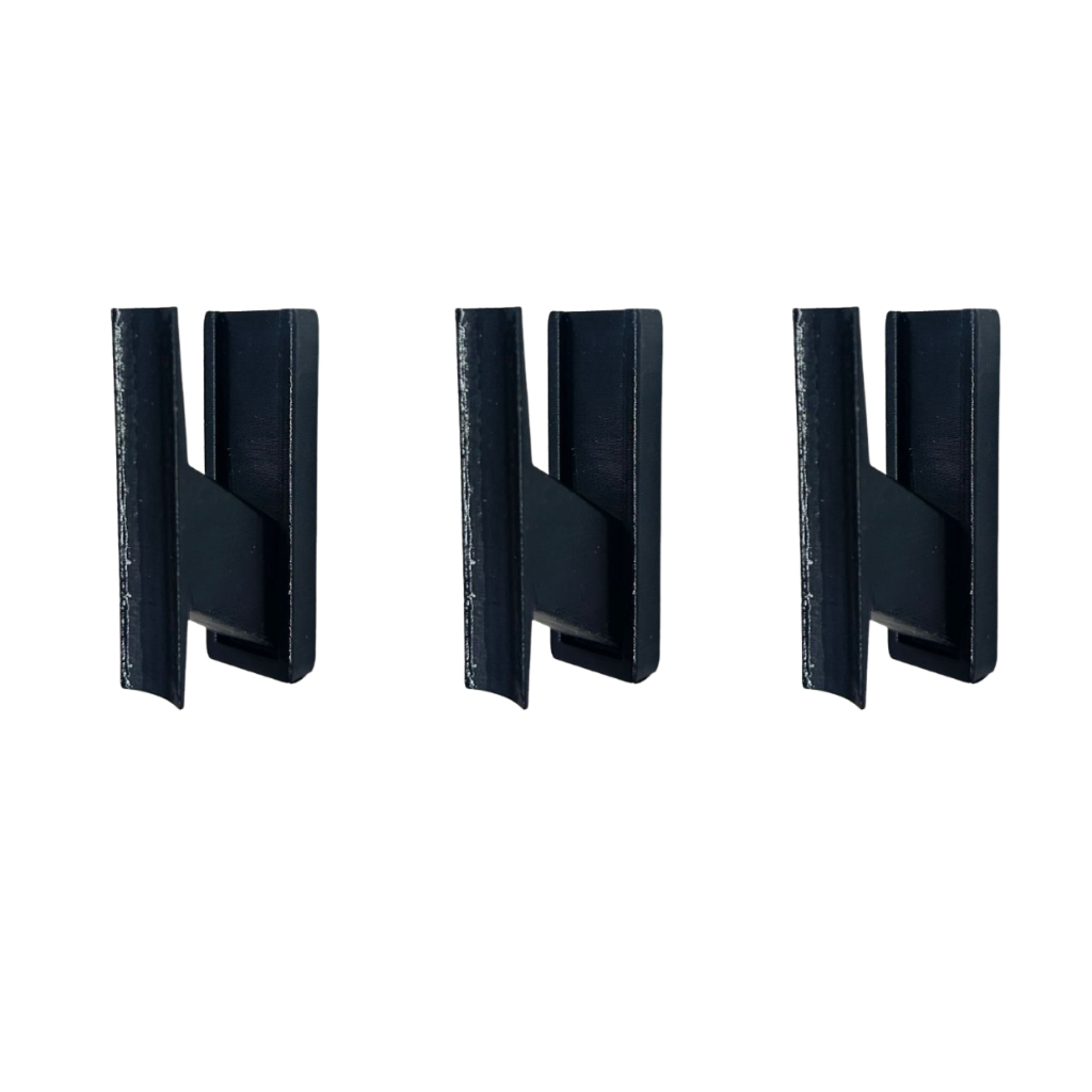 Kit 3 Suporte Para Vara De Pesca Com Fita Dupla Face
